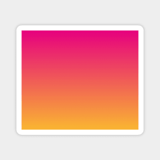 Ombre | Gradient Colors | Pink and Orange | Magnet