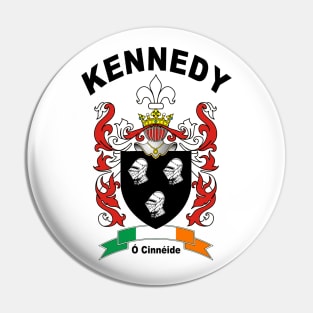 Kennedy Family Crest / Kennedy Family Irish Coat of Arms Clan Crest Pin