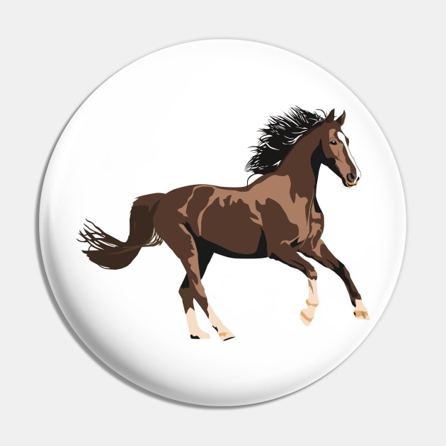 Running Horse Pin by NorseTech