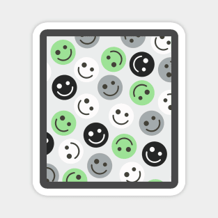 Agender Happy Faces Magnet