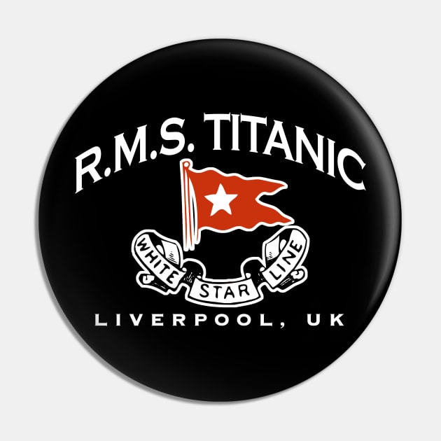 RMS Titanic Crew Pin by PopCultureShirts