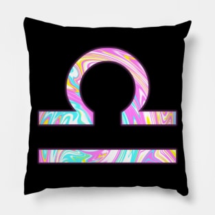 PSYCHEDELIC LIBRA Pillow