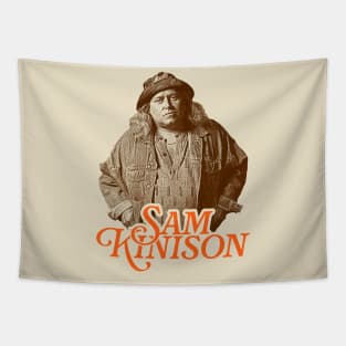 Retro Sam Kinison Sepia Tribute Tapestry