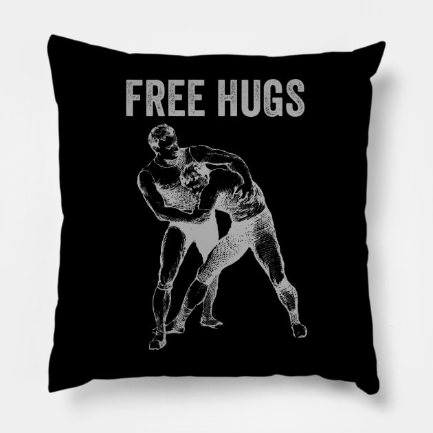 Free Hugs Wrestling Pillow by Outfit Clothing