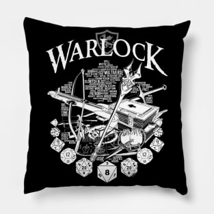 RPG Class Series: Warlock - White Version Pillow