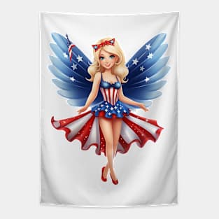 4th of July Fairy #2 Tapestry