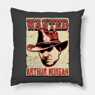 Wanted Arthur Morgan Pillow