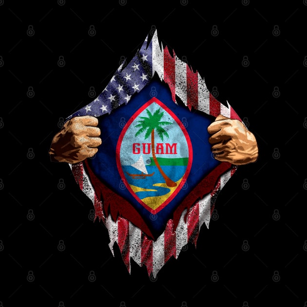 Guam USA Flag by Dailygrind