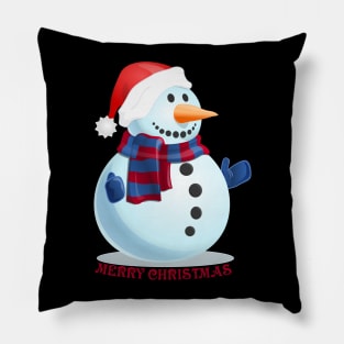 Frosty Christmas - Stay warm Pillow