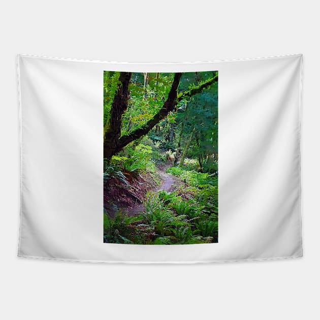 Winding Trail Tapestry by KirtTisdale