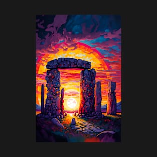 Wiltshire's Stonehenge at Dusk T-Shirt