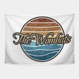 The Wombats Retro Waves Tapestry