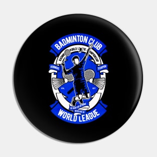 Badminton Club Pin