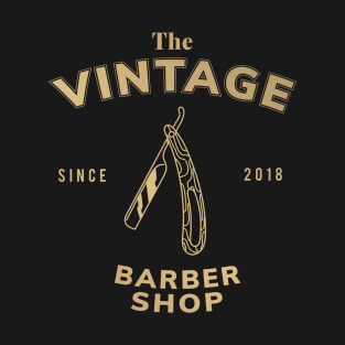 THE VINTAGE BARBER SHOP T-Shirt