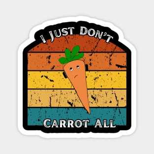 I Just Don’t Carrot All – Retro Edition Magnet
