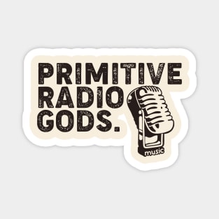 Vintage Primitive Radio Station Magnet