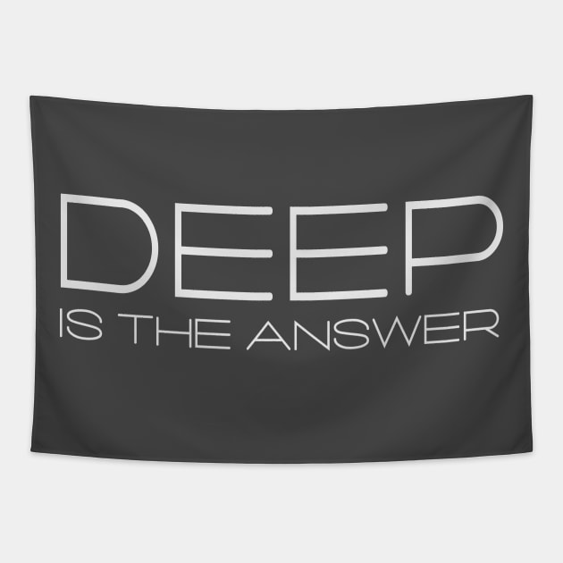 Deep Is The Answer Tapestry by Johnny M