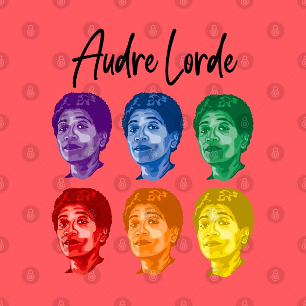 Audre Lorde Portrait and Quote by Slightly Unhinged