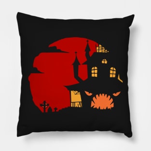 Hallowen house Pillow