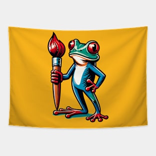 Frog artist Tapestry