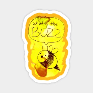 "What's the Buzz" Cute Bee Magnet