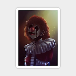 Crying Clown Magnet