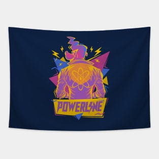 Powerline - Cool Animation Singer Tapestry