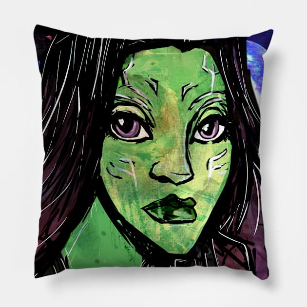 Gamora Pillow by Newtegan