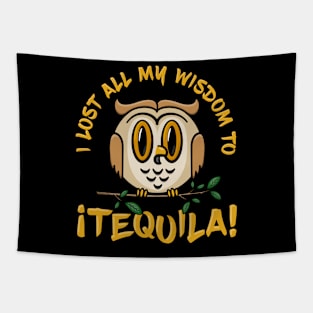 Tequila Owl Tapestry