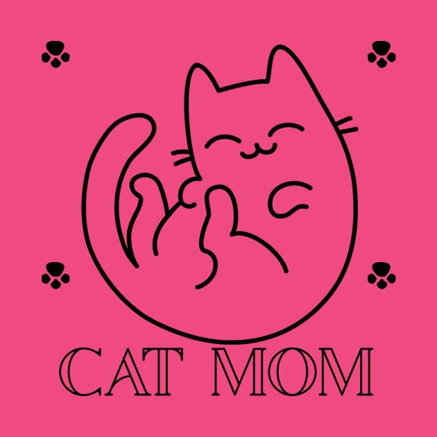 Cat Mom - for great cat parents by Kayelle Allen