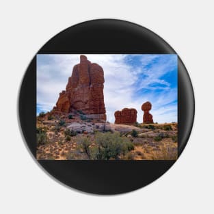 Rock formation in Arches National Park Pin