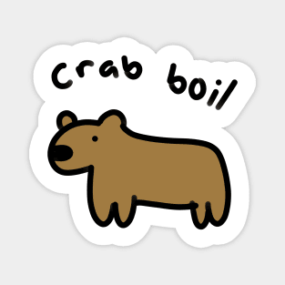 Crab Boil Capy Magnet