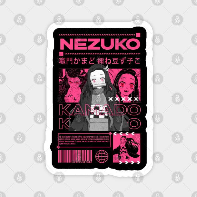 Nezuko - Demon Slayer Magnet by Otaku Vibes