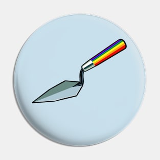 Rainbow Archaeology Trowel Pin