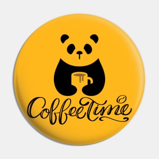 Coffee Time - "Panda" Pin