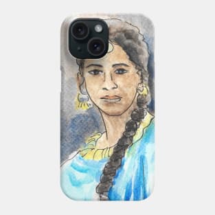 Punjabi beauty in blue Phone Case