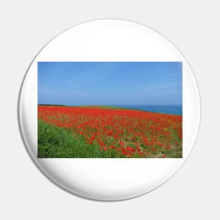 Poppy field Pin