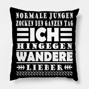 Wandern Männer Hobby Sport Verein Bergsteigen Pillow