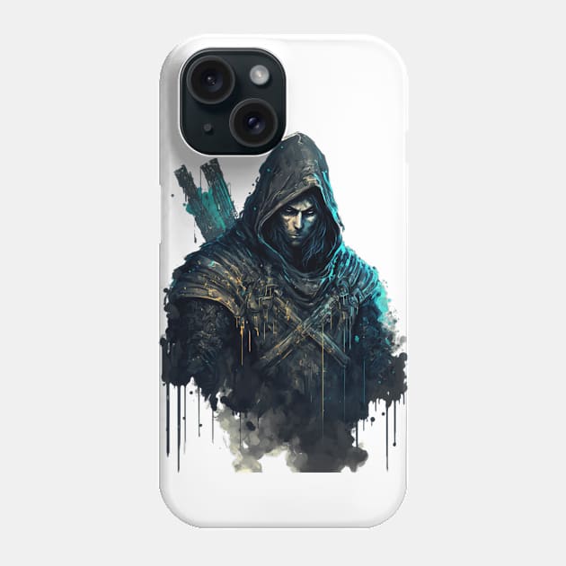 Assassin In Watercolor Phone Case by LetsGetInspired