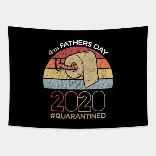 4st Father's Day 2020 in Quarantine, Father's Day, Father's Day Gift, Father's Day in Quarantine, New Dad Tapestry