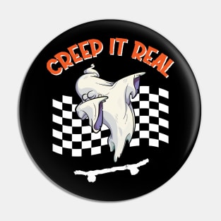 CREEP IT REAL Halloween Dabbing Ghost Pin