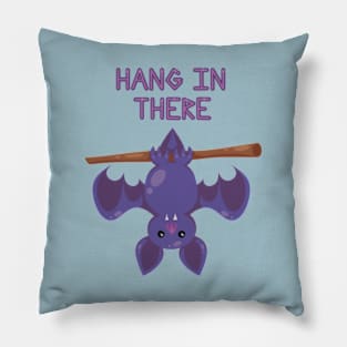 Hang In There - Bat Pillow