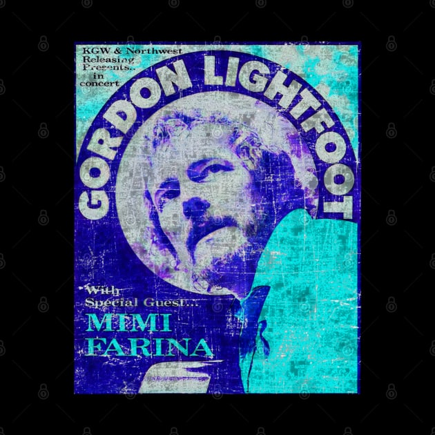 Gordon lightfoot t-shirt by Tomblo