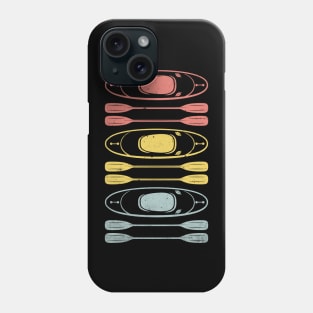 Retro kayaking Phone Case