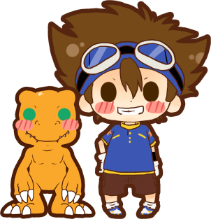 Tai & Agumon Magnet