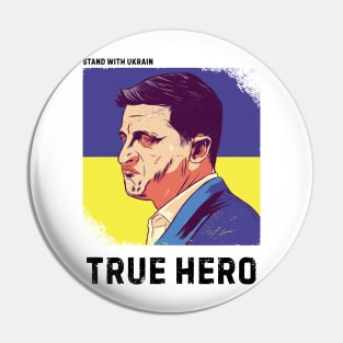 Volodymyr Zelensky A True Ukraine Hero Pin