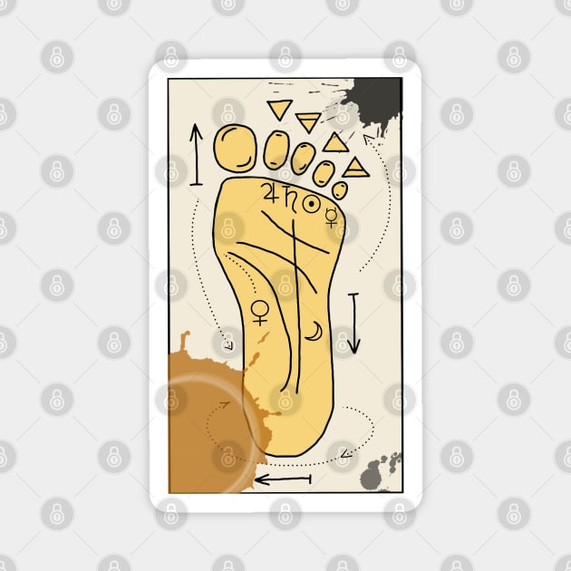 Foot Reading - Oddball Aussie Podcast Magnet by OzOddball