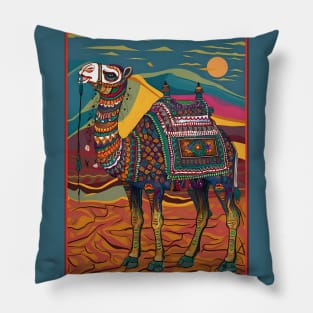 Decorated rajasthani camel Pillow