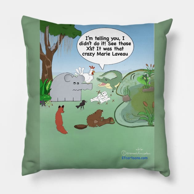 Enormously Funny Cartoon Voodoo Pillow by Enormously Funny Cartoons