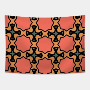 The Blotchy Geometric Halloween or Sixties Collections Tapestry